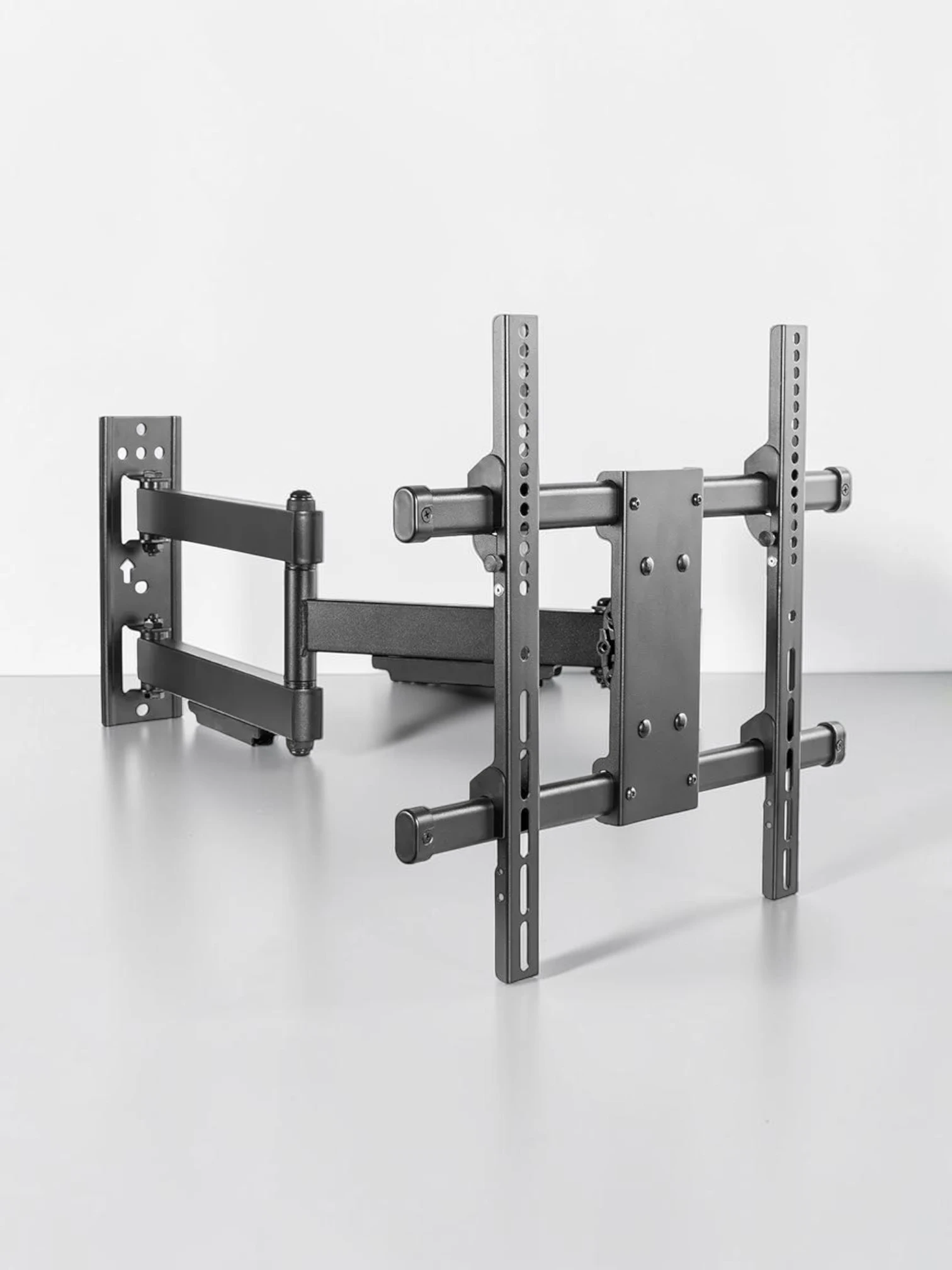 ergoscreenmount Full Motion TV Wall Mount Bracket for 32 to 55 inch Flat and Curved TVs, Steel, VESA 400x400