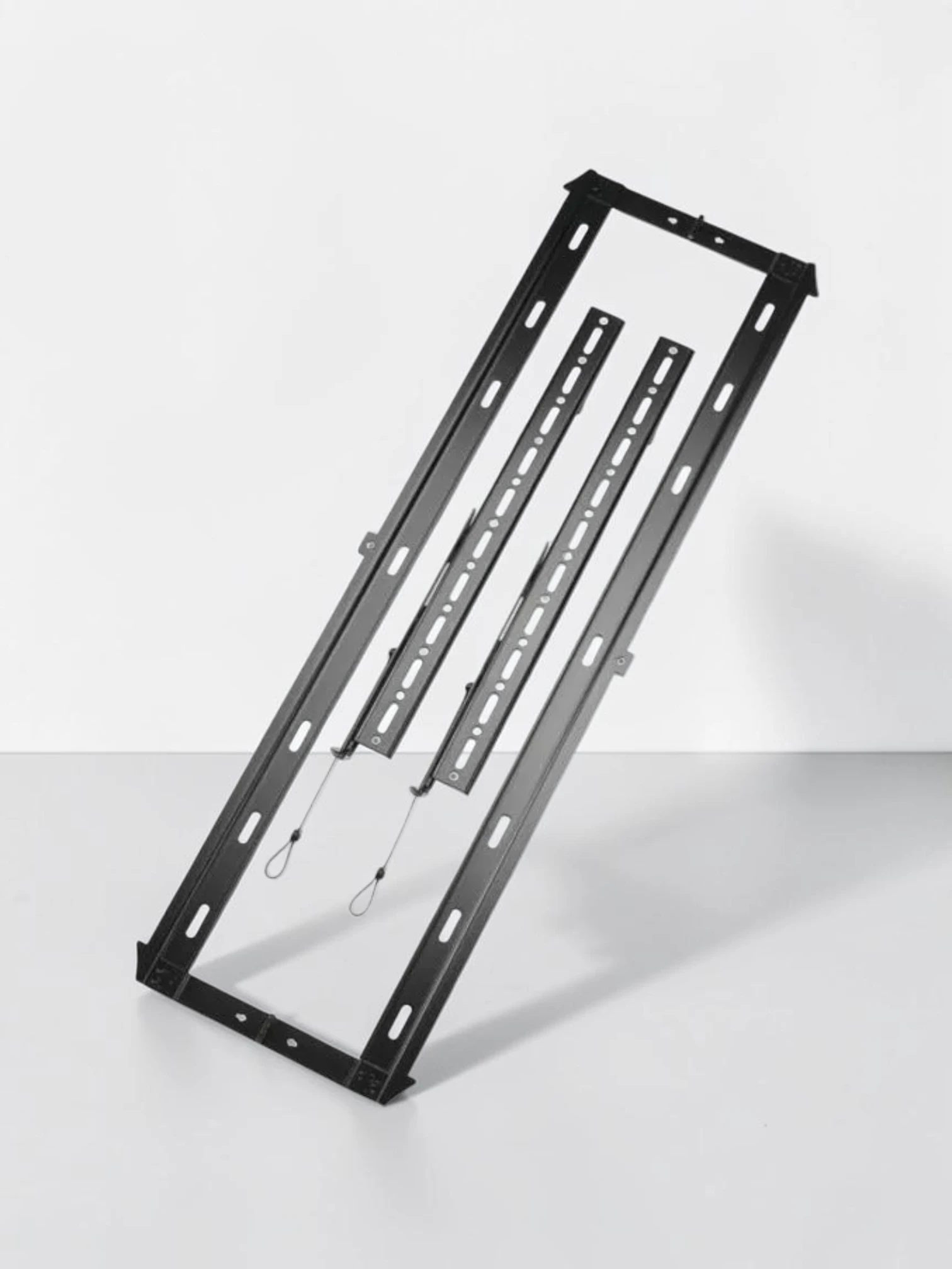 ergoscreenmount Fixed Wall Mount for Flat Panel Display - Black - Up to 100 Inch