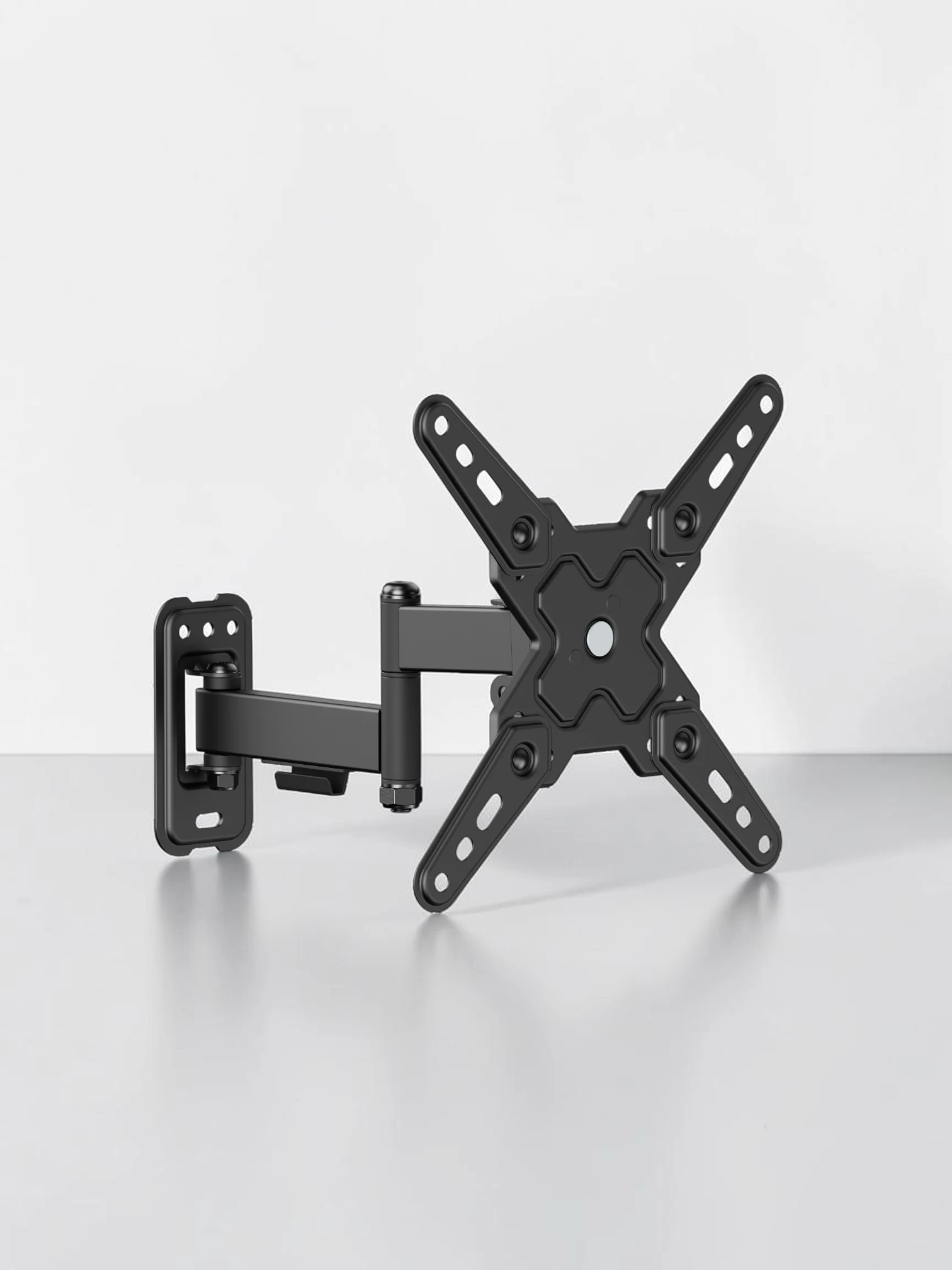 ergoscreenmount Full Motion TV Wall Mount Swivel & Tilt Bracket for 13 to 43 inch Screens VESA 200x200 Steel